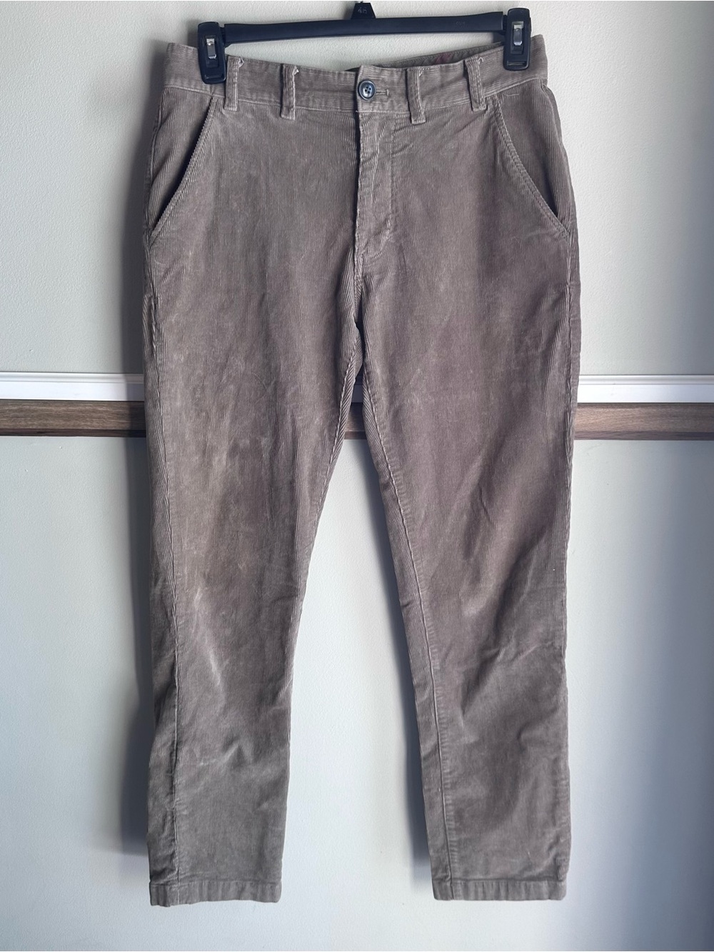 Barbour Brown Corduroy Regular Fit Pants​